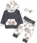 oklady Baby Girl Clothes, Hoodie Tops Floral Pant by Oklady
