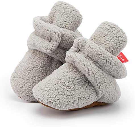 HsdsBebe Unisex Newborn Baby Cotton Booties Non-Slip Sole - Image 4