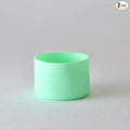 Little Seed Farm Protective Silicone Sleeves for Jars - 2-Pack - Pastel Green