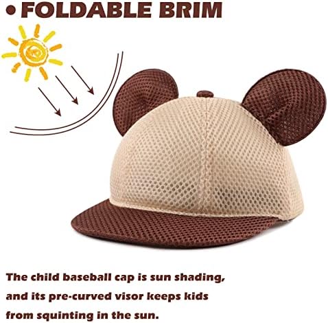 JANGANNSA Baby Duck Cap Infant Kids Sun Hat Bear Cute Cartoon Caps Spring Summer - Image 3
