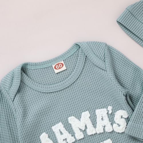 GRNSHTS Newborn Baby Boy Romper Coming Home Outfits Letter Print Bodysuit - Image 4