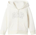 GAP Baby Girls' Playtime Favorite Logo Full Zip Hoodie Hooded Sweatshirt by GAP