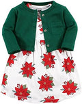 Hudson Baby Infant and Toddler Girls Cotton Dress and Cardigan Set by HudsonBaby