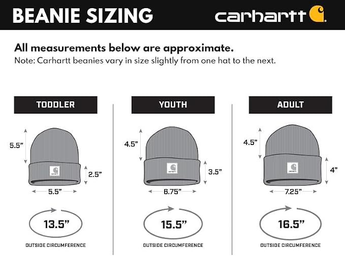 Carhartt Unisex Baby Knit Beanie Cuff Hat | Acrylic Rib Knit | One Size - Image 2