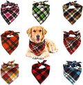 8 Pack Dog Bandanas Large, VIPITH Fall Christmas Dog Bandanas Boy | Classic by VIPITH