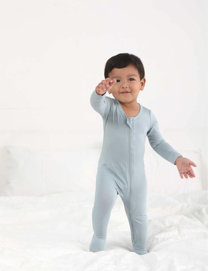 RRP Unisex Baby Footies Pajamas, Rayon Derived From Bamboo, Buttery Soft Sleep - Image 4