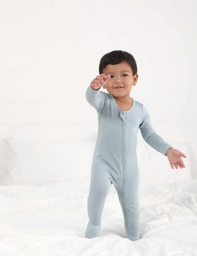 RRP Unisex Baby Footies Pajamas, Rayon Derived From Bamboo, Buttery Soft Sleep - Image 4