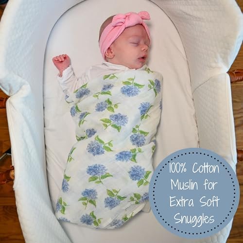 LollyBanks Muslin Swaddle Blankets 2 Pack, 100% Cotton Baby Blanket - Image 6