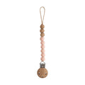 mushie 100% Silicone Baby Pacifier Clip BPA Free | Eva (Blush)