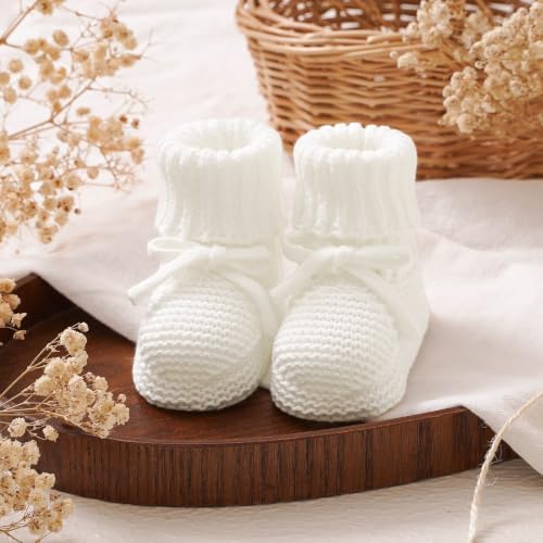 Hadetoto Baby Headband and Booties Set, 100% Organic Cotton - Image 6