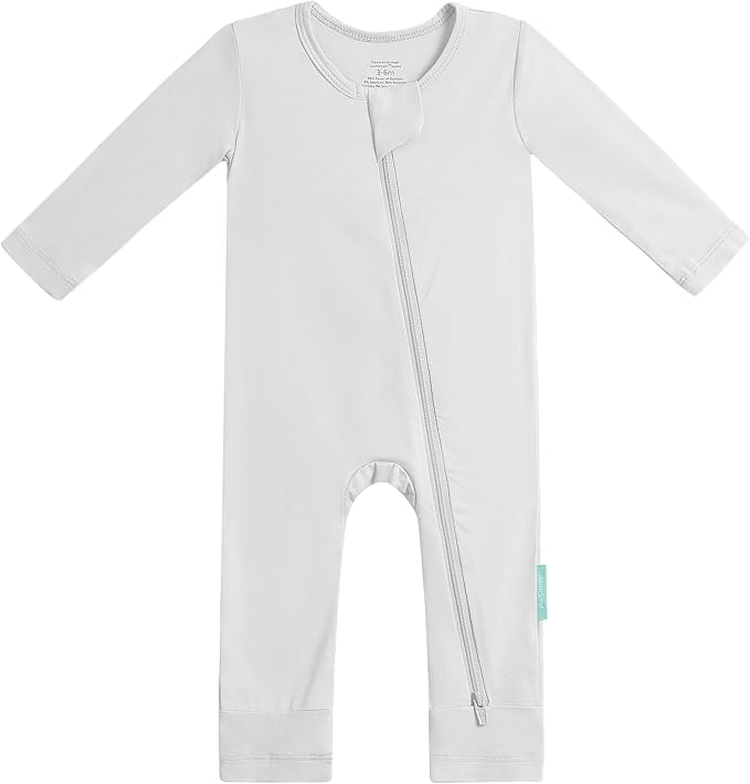 PurComfy Bamboo Viscose Baby Romper, Long Sleeve Pajmas by PurComfy