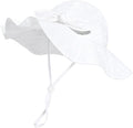 Baby Girl Sun Hat with UPF 50+ Outdoor Adjustable Beach Hat with Wide Brim by DANMY