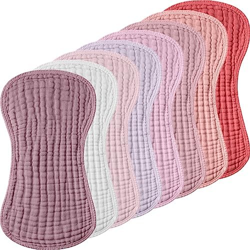 Frienda 8-Pack Muslin Burp Cloths - Image 4