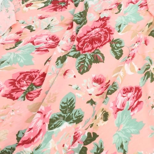DRESHOW BQUBO Baby Girl Newborn Floral Receiving Blankets - Image 5