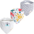 JN&LULU 3 Pack Newborn Baby Bibs Bandana Drool Bibs by JNLULU