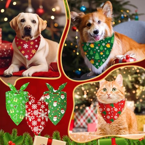 200 Pcs Dog Bandanas Bulk, Reusable Pet Scarves - Image 6