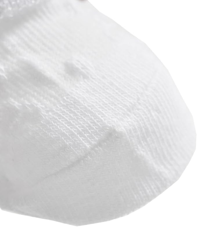EPEIUS Baby Girl Ruffle Socks, Eyelet Frilly Lace Socks - Image 6