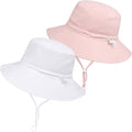Baby Toddler Sun Hat, Boys Girls Adjustable Bucket Hat by DANMY