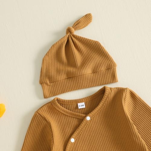 Kuriozud Newborn Baby Boy Going Home Outfit Kimono Romper - Image 6