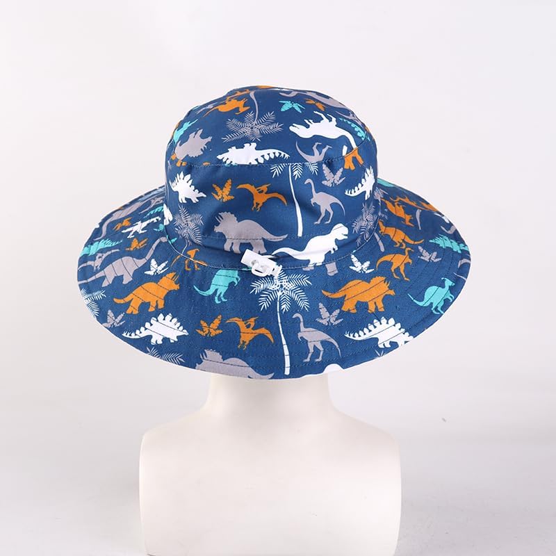 LANGZHEN Sun Protection Hat for Kids Toddler Boys Girls Wide Brim Summer - Image 4