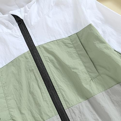 Toddler Baby Girl Windbreaker Jacket Zip Up Hoodie Long Sleeve Sweatshirt - Image 6