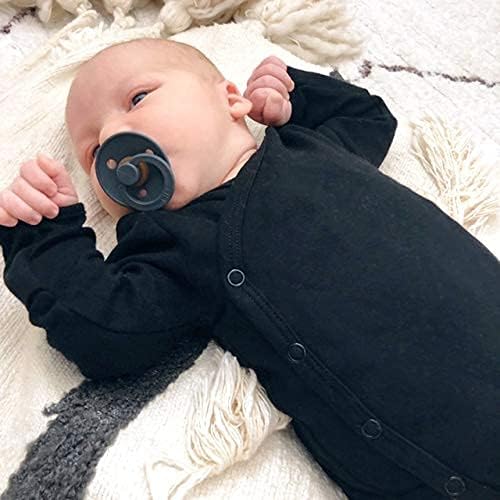Baby Side Snap Kimono Bodysuit Set, Mitten Cuffs, 100% Cotton, Boy Girl - Image 4