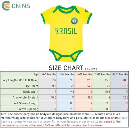 Cnins Baby Soccer Shirts, Onesie Jersey & Outfits - Image 5