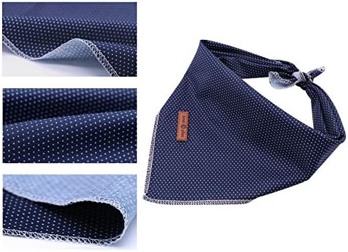 Lionet Paws Dog Bandana for Small Medium Large Dogs, Cat Kerchief Blue DOIT - Image 7