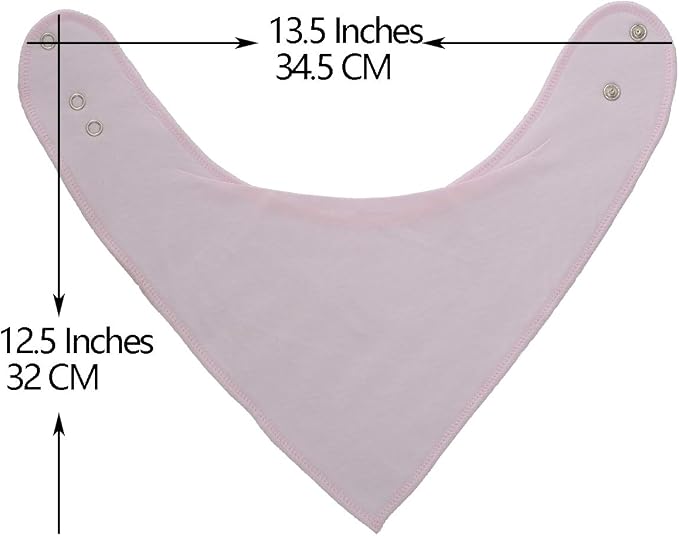 Cotton Bandana Drool Bibs for Baby Girl Boys for Drooling and Teething for 8 - Image 2