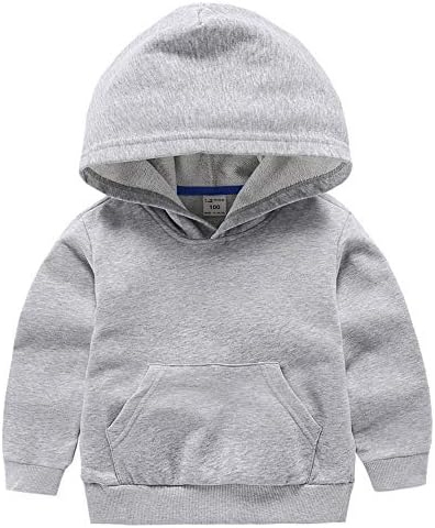 Ding-dong Baby Toddler Kid Boy Girl Solid Casual Pocket Hoodie Sweatershirt by Unknown