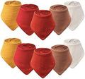 Baby Bibs, Soft Cotton Bibs | 10-Pack Baby Bibs by Unknown