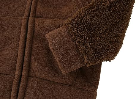 Toddler Winter Coats Baby Boys Girls Fuzzy Sherpa Fleece Jackets - Image 6