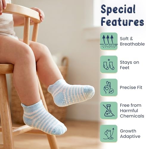 GOTS Organic Cotton Blend Ankle Toddler Socks 6M-12M-2t-3t-4t-5t Baby Gift - Image 6