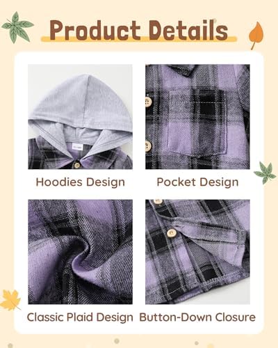 Toddler Baby Boy Long Sleeve Shirt Flannel Buffalo Plaid Shirts Button Down - Image 4