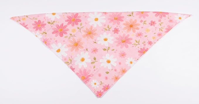 Spring Dog Bandana, Summer Dog Bandanas Boy Girl, Daisy Dog Scarf - Image 7