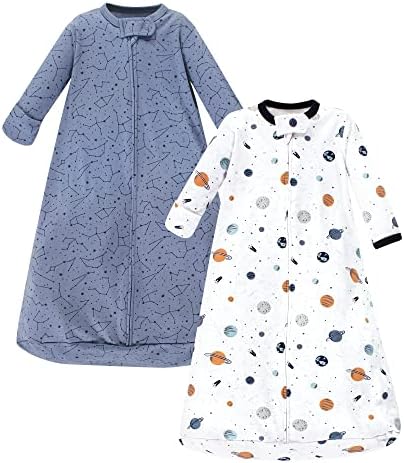 Hudson Baby Unisex Baby Cotton Long-Sleeve Wearable Sleeping Bag by HudsonBaby
