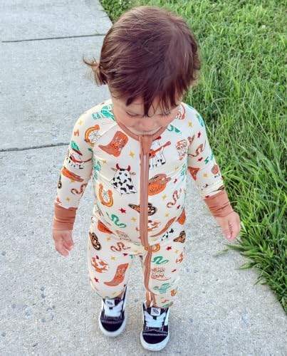 babee Reshinee Bamboo Viscose Baby Footie Pajama, Zipper Sleeper Boys Girls - Image 2
