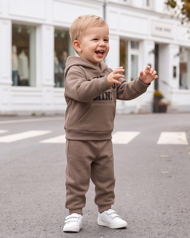 Toddler Baby Boy Fall Clothes Long Sleeve Hoodie Sweatshirts Pants Set Infant - Image 4