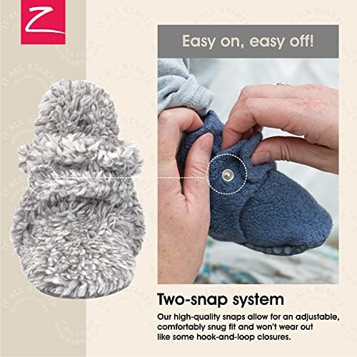 Zutano Baby Furry Fleece Booties - Image 3