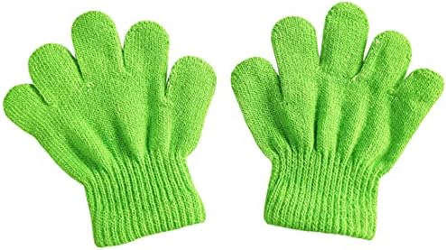 Toddler Boys and Girls Winter Knitted Writing Gloves, 1-3 Years Old - Image 2