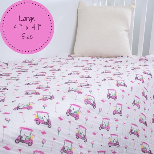 LollyBanks Muslin Swaddle Blankets 2 Pack, 100% Cotton Baby Blanket - Image 6
