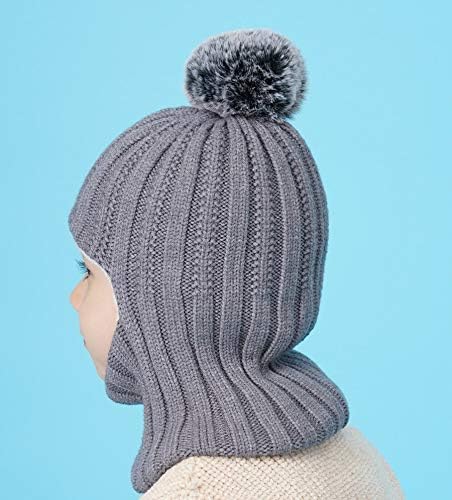 Baby Winter Hat Scarf Set, Unisex Infant Toddler Kids Hat Scarf - Image 5