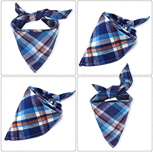 8 Pack Dog Bandanas Large, VIPITH Fall Christmas Dog Bandanas Boy | Classic - Image 4