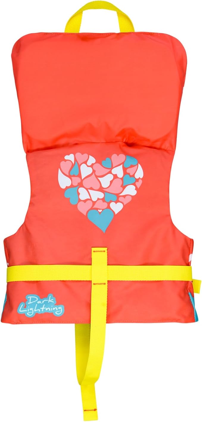 Dark Lightning USCG Approved Infant Life Jacket 0-30 lbs, Toddler Swim Vest and - Image 2