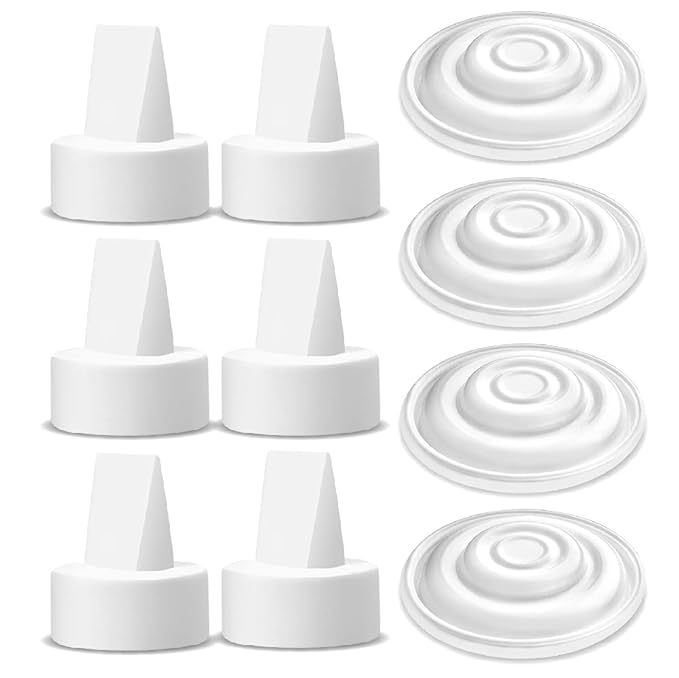 Maymom Pump Parts Compatible with Spectra S1 S2 9 Plus Synergy Gold Incl Duckbill Valve Silicone Membrane Not Original Spectra S1 S2 Replacement Pump Parts