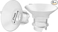 2pcs Upgraded Flange Inserts 21mm Compatible with Momcozy/Medela/Spectra/eufy/Elvie/Lansinoh/TSRETE/Paruu Wearable Pump with 24mm Shields/Flanges, Reduce 24mm Nipple Tunnel Down to 21mm
