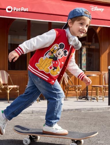 Disney Bomber Jacket Spider Man Marvel Toy Story Cars Varsity Cardigan2-13Y - Image 5