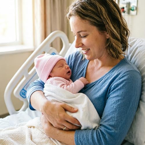 DRESHOW BQUBO 4 Pack Newborn Hospital Hat Infant Baby Hat Cap - Image 2