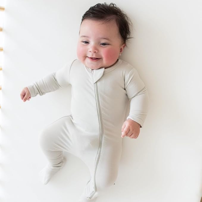 KYTE BABY Infant and Toddler Dual Zipper Footie, Ultra-Soft Rayon Made From - Image 4