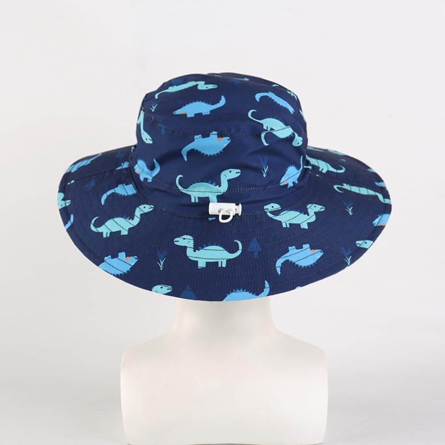 LANGZHEN Sun Protection Hat for Kids Toddler Boys Girls Wide Brim Summer - Image 4